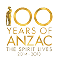100 Years of Anzac logo